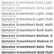 Operator - screen smart basic - hoefler & co font download free windows 7